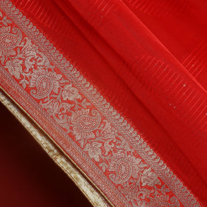 Red Dupatta for Women
