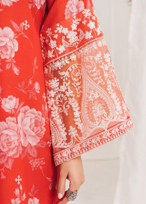 Orange Kurta Set for Women