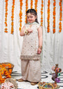 Off-white Kurta Set for Girl