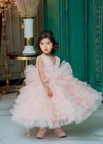 Peach Frock for Girl
