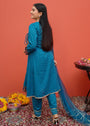 Blue Angrakha for Girl