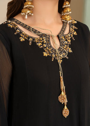 Jet black Maxi for Women