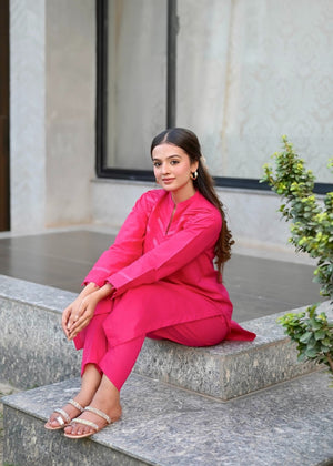Shocking pink Co Ord Sets for Women