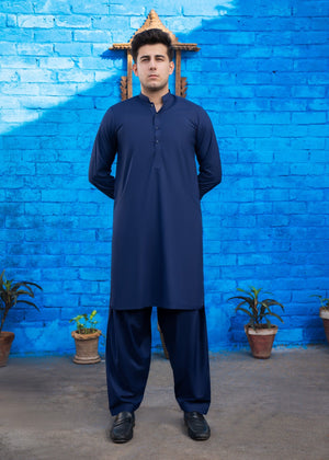 Navy blue Shalwar Kameez for Men