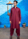 Maroon Shalwar Kameez for Men