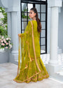 Apple green Gharara for Women