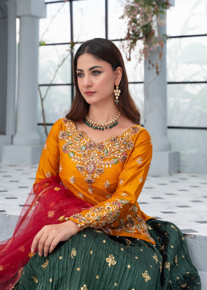 Mustard Lehenga for Women