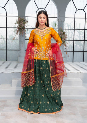 Mustard Lehenga for Women