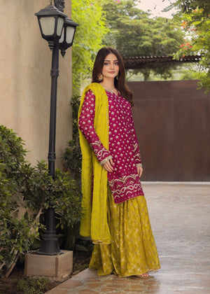 Magenta Gharara for Women