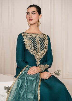 Green Kurta Set for Women