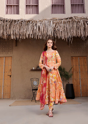 Orange Pishwas for Women