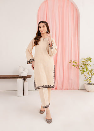 Cream Kurta Set for Women