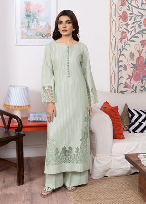 Pistachio green Kurta Set for Women