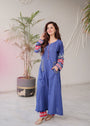 Royal blue Pishwas for Women