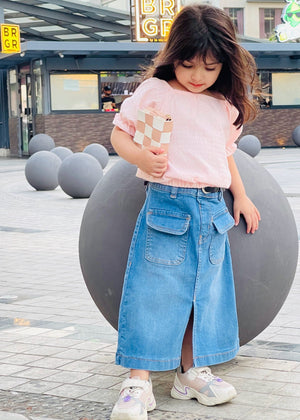 Light blue Skirt for Girl