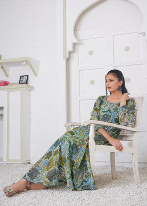 Pastel green Maxi for Women