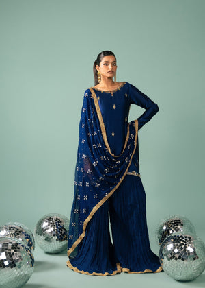 Royal blue Sharara for Women