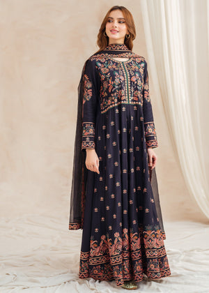 Navy blue Pishwas for Women