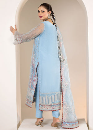 Ice blue Kurta Set for Women