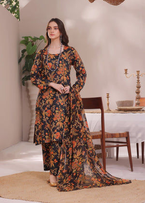 Black Kurta Set for Women