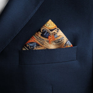 Beige Pocket Square for Men