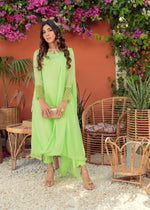 Neon green Kurta Set for Women