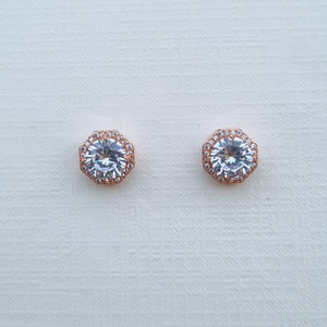 Tea rose pink Earrings for Women