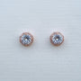 Tea rose pink Earrings for Women