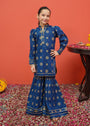 Blue Gharara for Girl