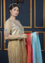 Gold Angrakha for Women