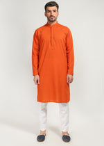 Orange Kurta for Men