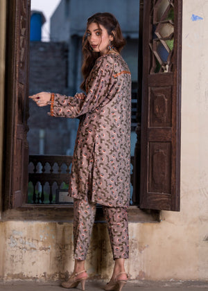 Chocolate brown Unstitched for Women