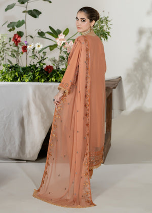 Peach Kurta Set for Women