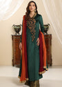 Bottle green Kurta Set for Women