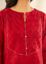 Cherry red Gharara for Women