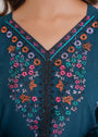 Teal Kurta Set for Women