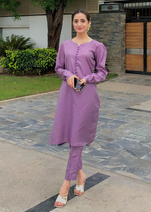 Lilac Kurta Set for Women