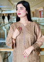 Tan brown Kurta Set for Women