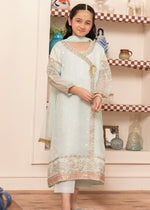Powder blue Angrakha for Girl