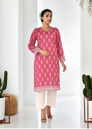 Pink Kurta Set for Women