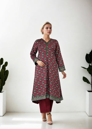 Maroon Pishwas for Women