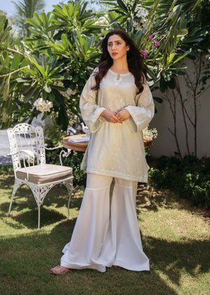 Mint green Gharara for Women