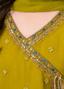 Green Angrakha for Girl