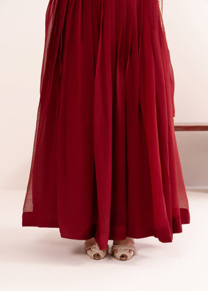 Maroon Maxi for Women
