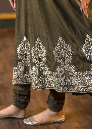 Sage green Pishwas for Women