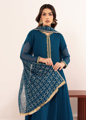 Teal Pishwas for Women