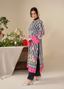 Black Kurta Set for Women