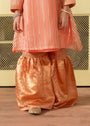 Peach pink Angrakha for Girl