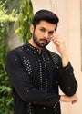 Black Kurta Set for Men