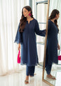 Royal blue Kurta Set for Women